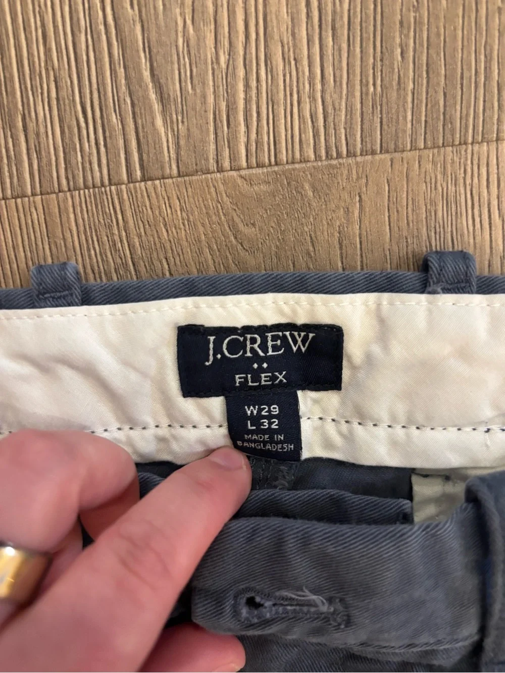 J. Crew Dark Navy Cotton Chino Pants